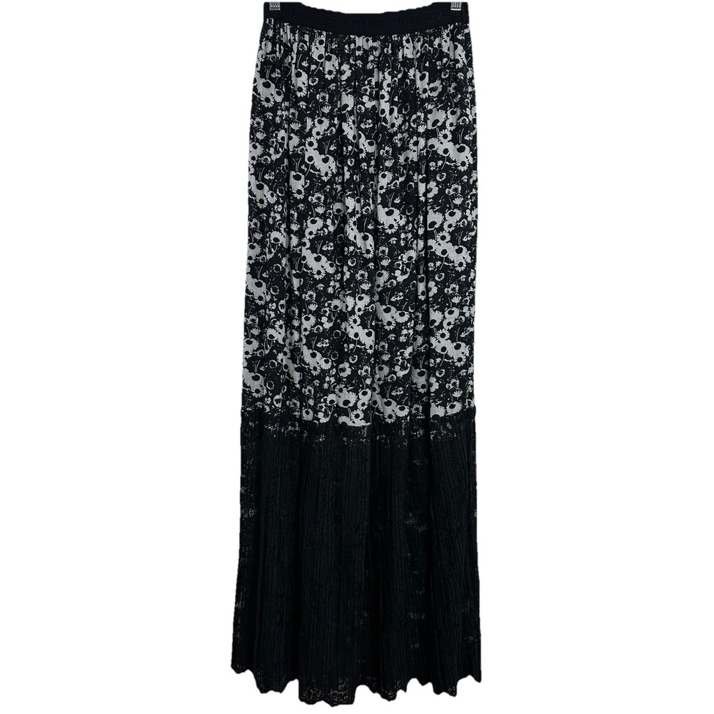 Isola  Marras Skirt Womens S Black Lace Boho Maxi Whimsigoth‎ Dark Fairy Grunge